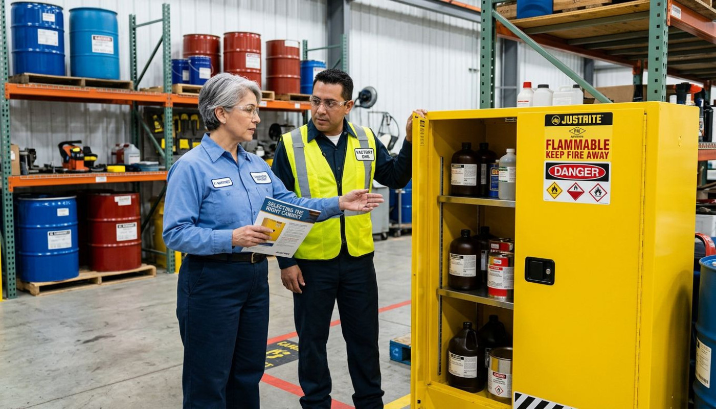 Comment choisir la meilleure armoire pour inflammables adaptée à vos besoins ?
